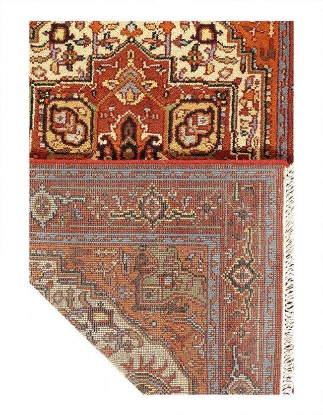 Canvello Fine Hand Knotted Silkroad serapi design 3'11'' X 6' - Canvello