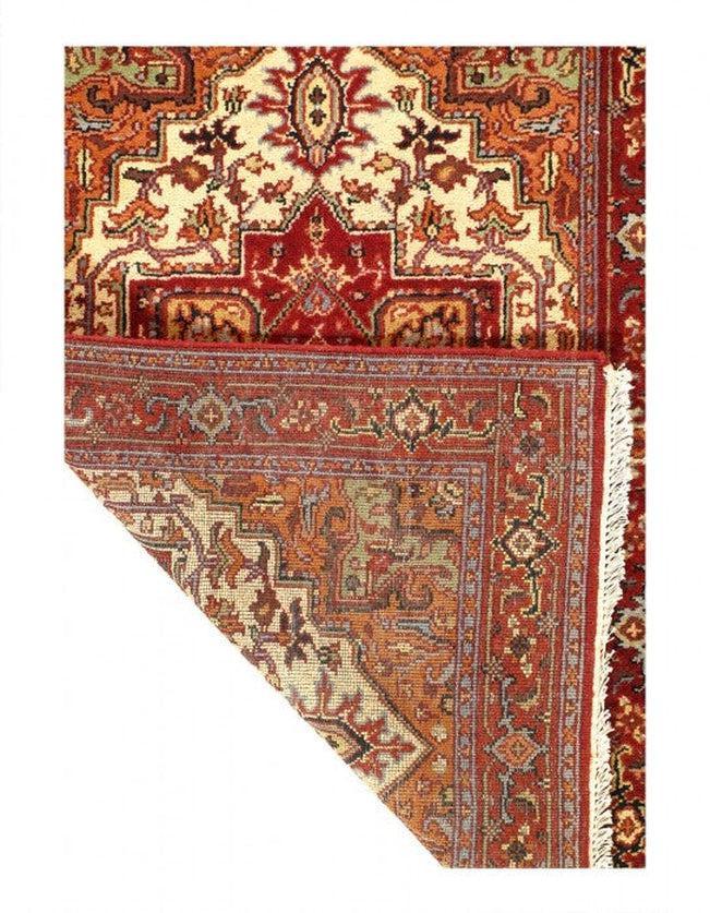 Canvello Fine Hand Knotted Silkroad serapi design 4' X 6' - Canvello