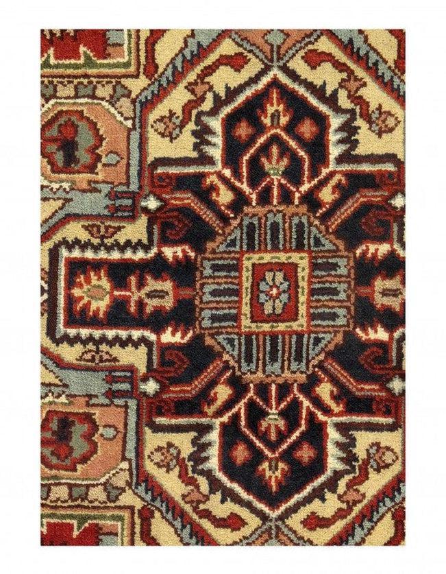 Canvello Fine Hand Knotted Silkroad serapi design 8'2'' X 9'11'' - Canvello