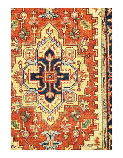 Canvello Fine Hand Knotted Silkroad Serapi Design Rug - 3' X 5' - Canvello