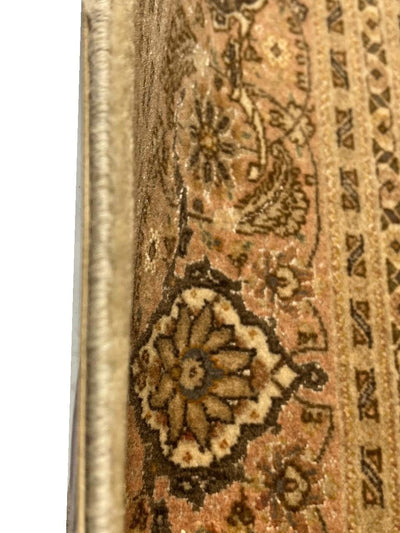 Canvello Fine Hand Knotted Silkroad silk & wool Tabriz - 6'7'' X 10'3'' - Canvello