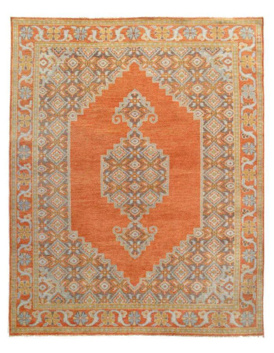 Canvello Fine Hand Knotted Silkroad Sultanabd design Rug - 8' X 9'9''