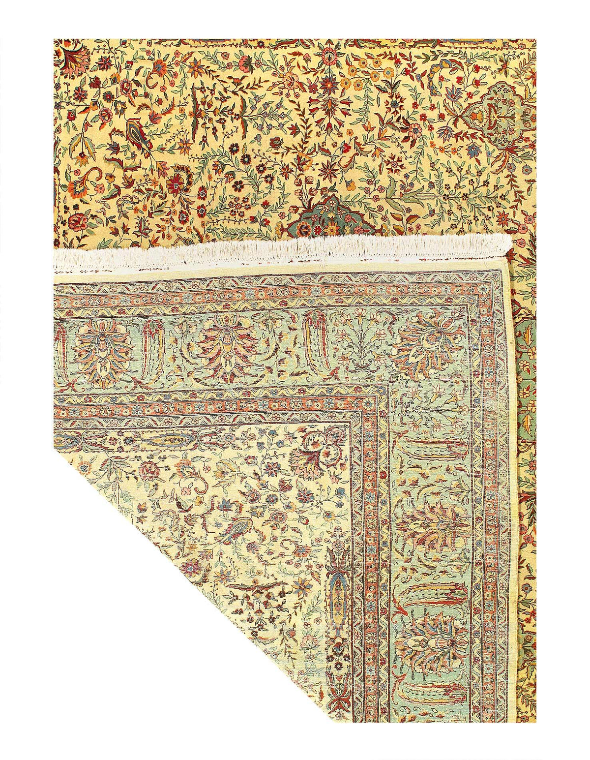 Canvello Fine Hand knotted Silkroad Tabriz Design - 11'11'' X 17'9'' - Canvello