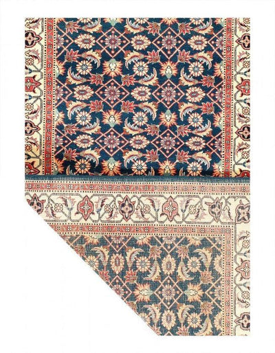 Canvello Fine Hand Knotted Silkroad Tabriz design 2'8'' X 10'1'' - Canvello