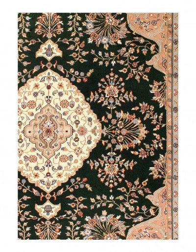 Canvello Fine Hand Knotted Silkroad Tabriz design 8' X 10' - Canvello