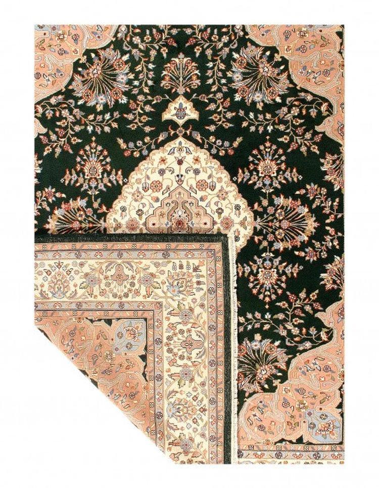 Canvello Fine Hand Knotted Silkroad Tabriz design 8' X 10' - Canvello