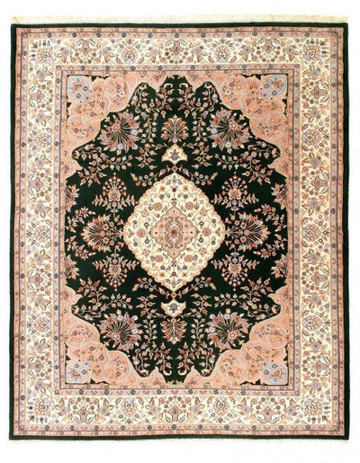 Canvello Fine Hand Knotted Silkroad Tabriz design 8' X 10' - Canvello