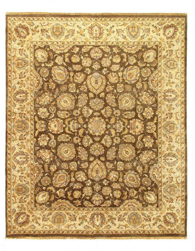 Canvello Fine Hand Knotted Silkroad Tabriz Design Rug - 8' X 9'9'' - Canvello