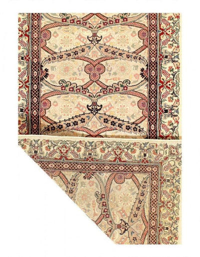 Canvello Fine Hand Knotted Silkroad Tabriz design Runner 2'7'' X 10'2'' - Canvello