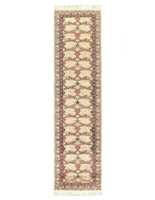 Canvello Fine Hand Knotted Silkroad Tabriz design Runner 2'7'' X 10'2'' - Canvello