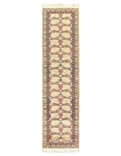 Canvello Fine Hand Knotted Silkroad Tabriz design Runner 2'7'' X 10'2'' - Canvello