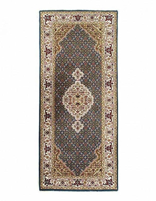 Canvello Fine Hand Knotted Silkroad Tabriz design runner 2'8'' X 6'3'' - Canvello