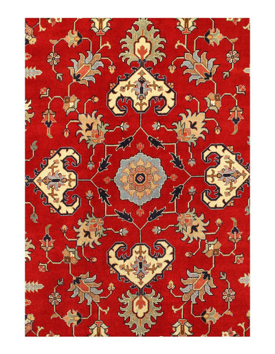 Canvello Fine Hand Knotted Silkroad Tabriz rug 7'7'' X 9'5'' - Canvello