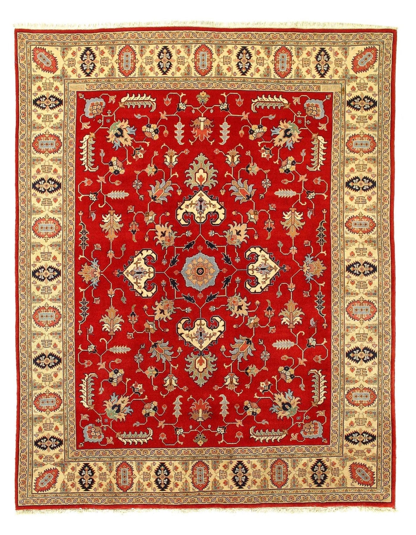 Canvello Fine Hand Knotted Silkroad Tabriz rug 7'7'' X 9'5'' - Canvello