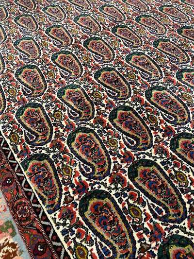 Canvello Fine Hand Knotted Persian Vintage Bidjar rug - 6'11'' X 10'11''