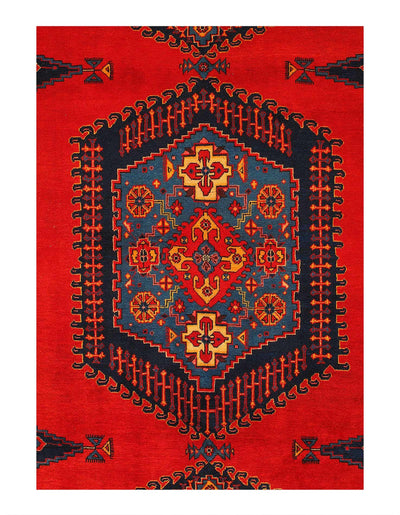 Canvello Fine Hand Knotted Persian Vintage NW Rug - 6'8'' X 9'11''