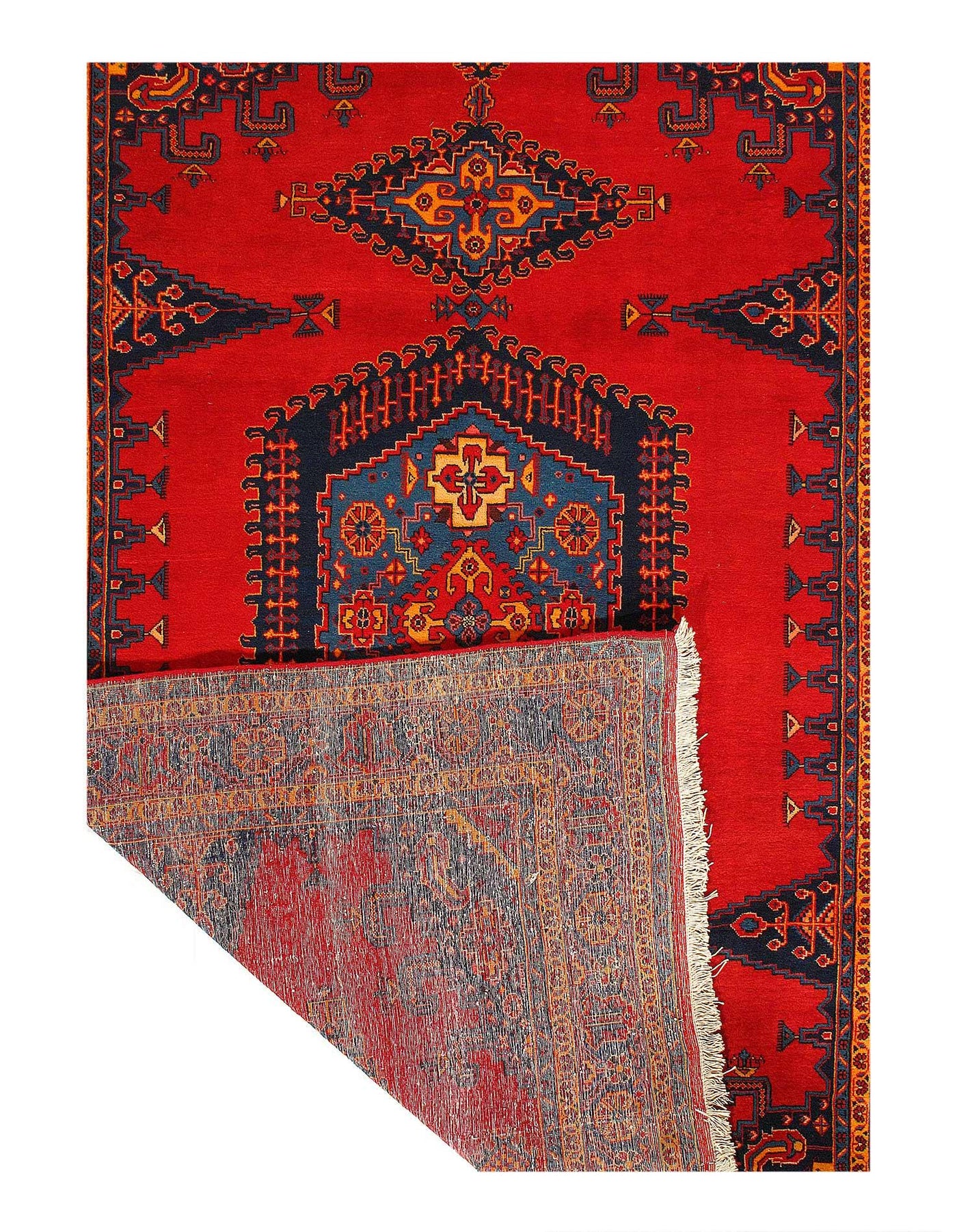 Canvello Fine Hand Knotted Persian Vintage NW Rug - 6'8'' X 9'11''