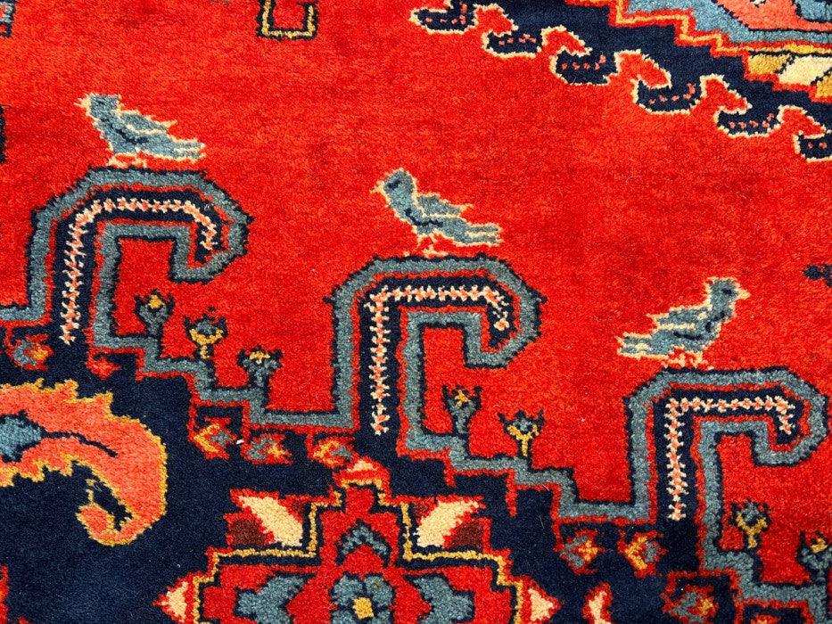 Canvello Fine Hand Knotted Silkroad Vintage Viess Rug - 7'11'' X 10'4'' - Canvello