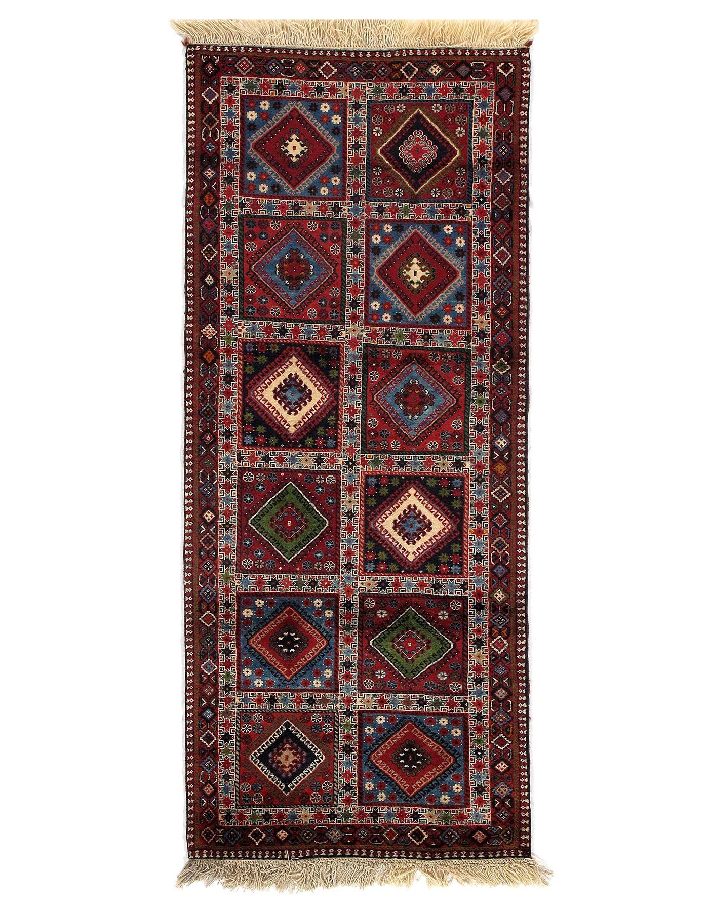 Fine Hand Knotted Persian Yalameh 2'8'' X 6'8''