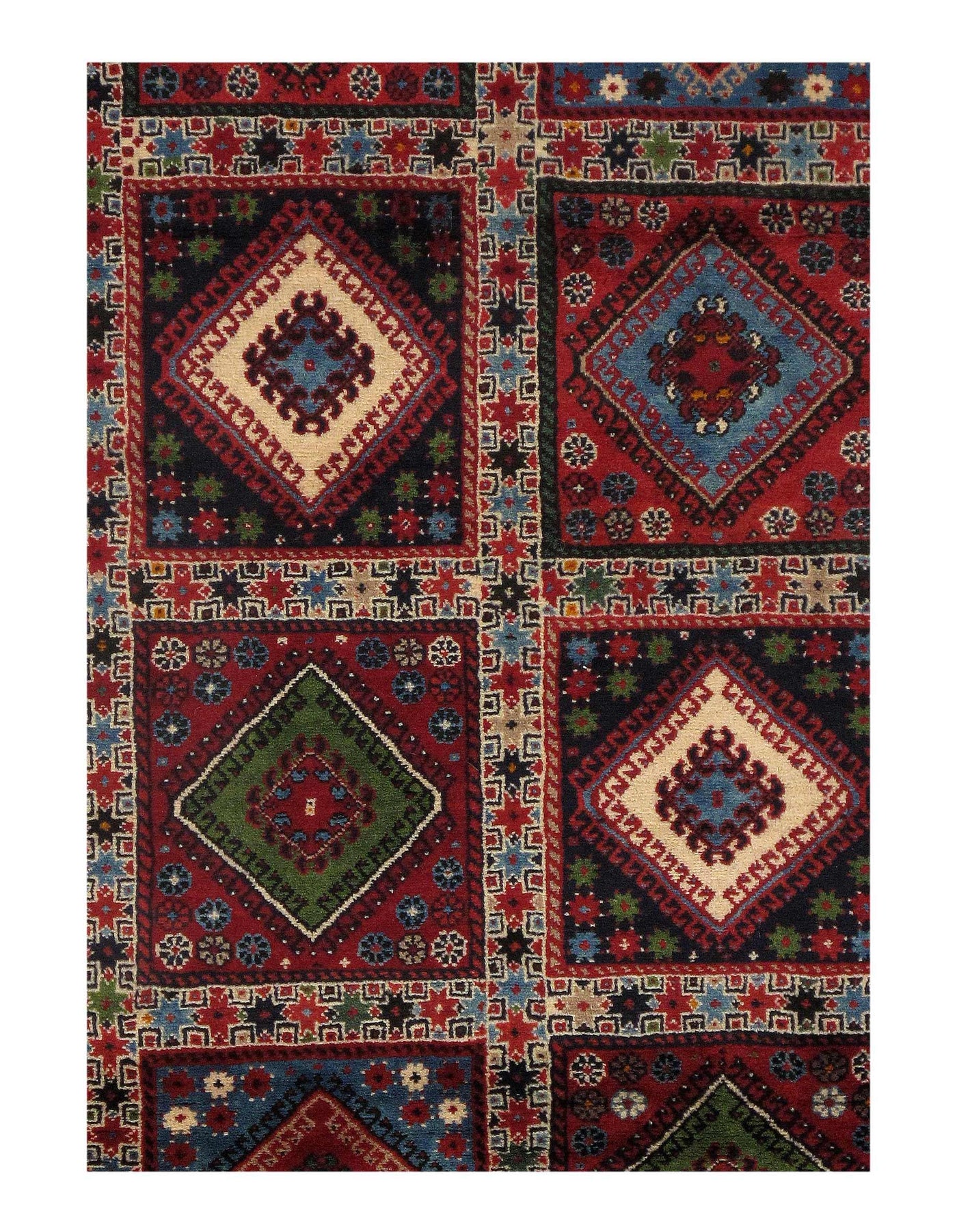 Fine Hand Knotted Persian Yalameh 2'8'' X 6'8''