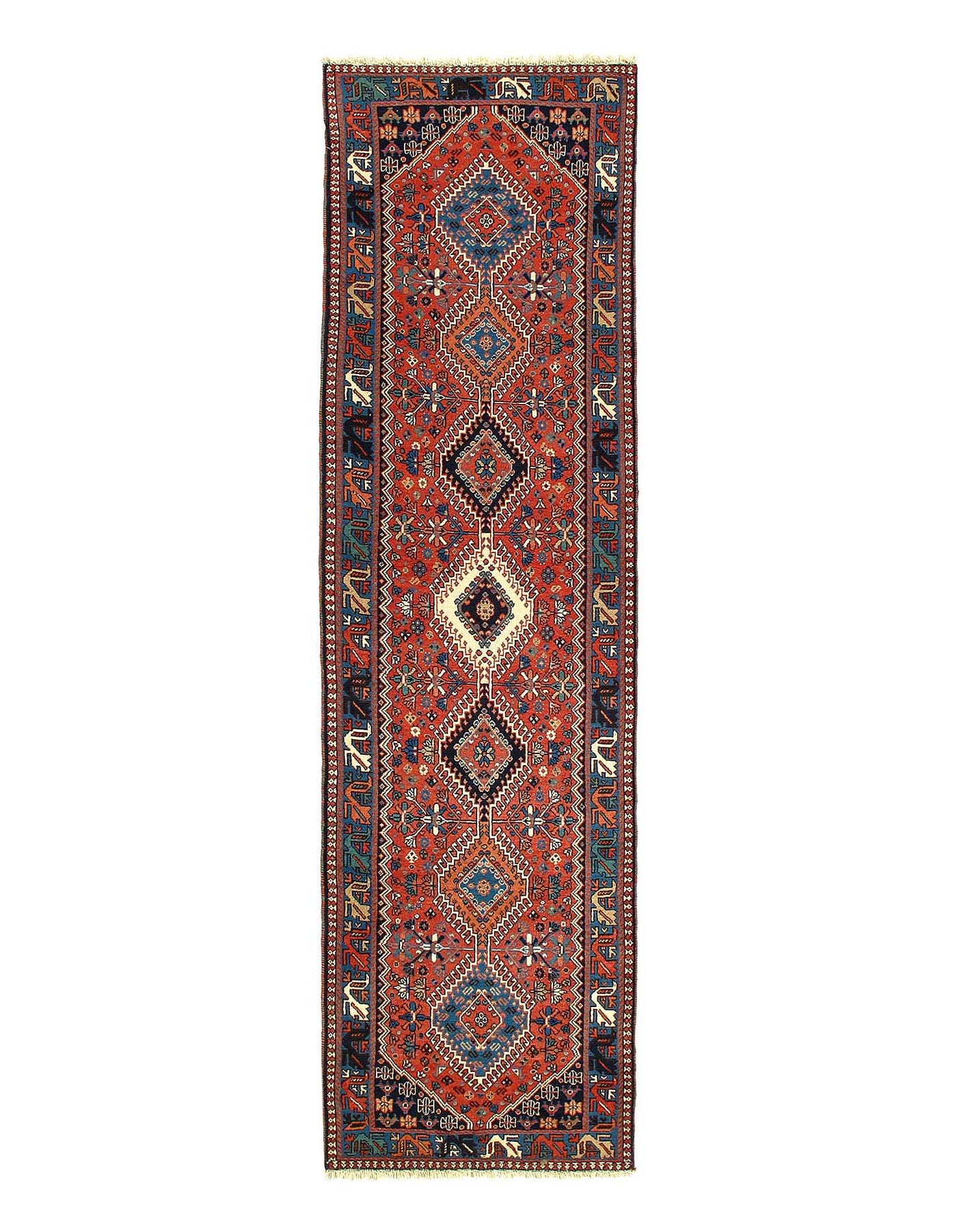 Canvello Fine Hand Knotted Silkroad Yalameh 2'7'' X 9'7'' - Canvello