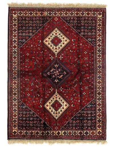 Fine Hand Knotted Persian Yalameh 4'11'' x 6'6''