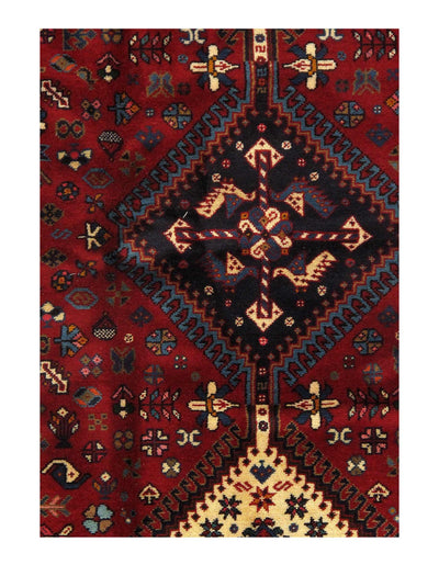 Fine Hand Knotted Persian Yalameh 4'11'' x 6'6''