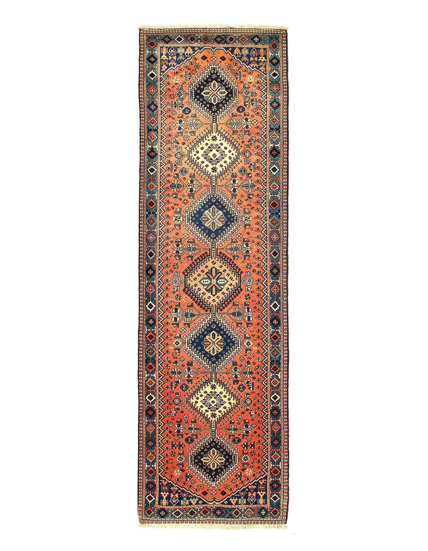 Fine Hand Knotted Persian Yalameh runner 2'9'' X 9'4''