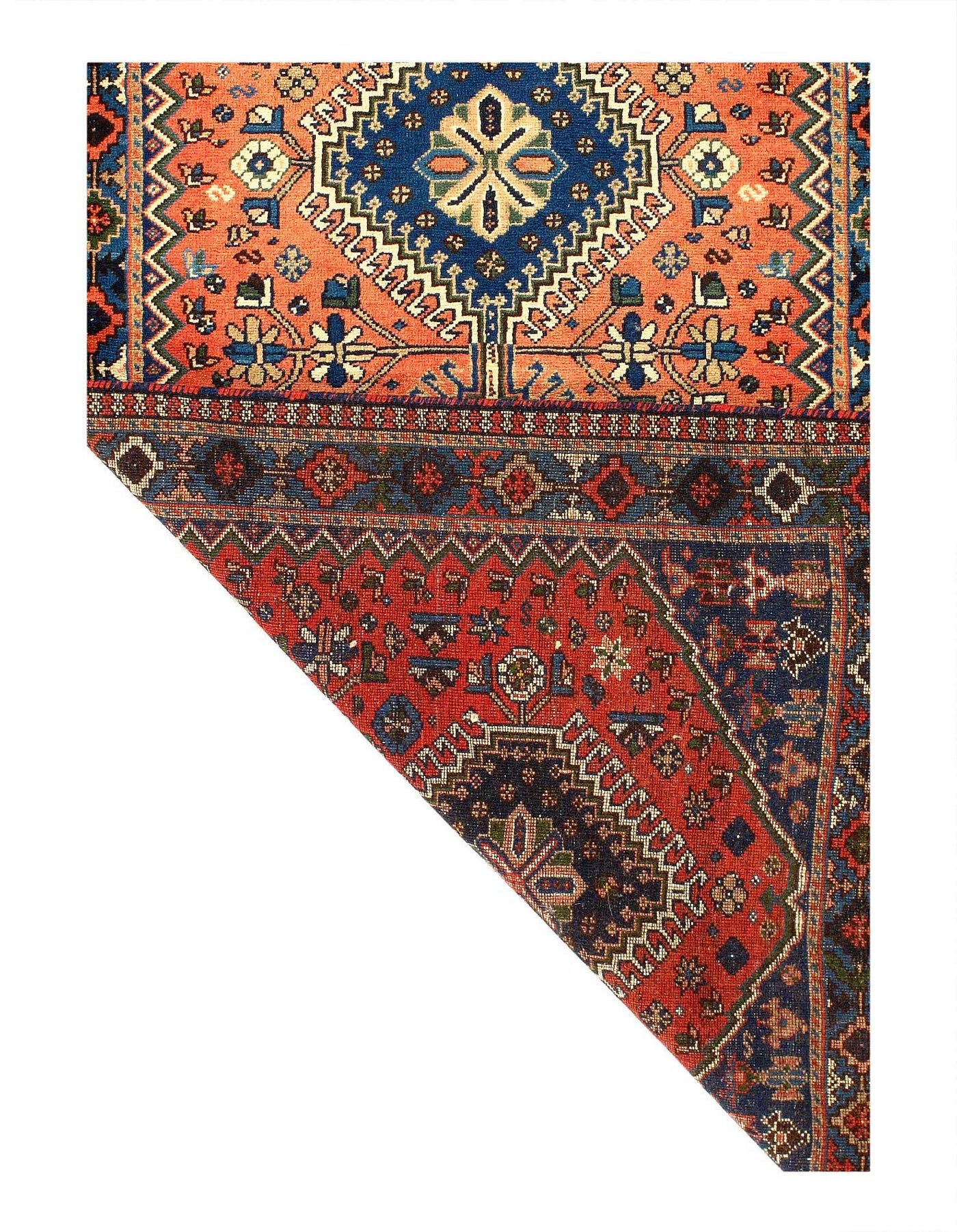 Fine Hand Knotted Persian Yalameh runner 2'9'' X 9'4''