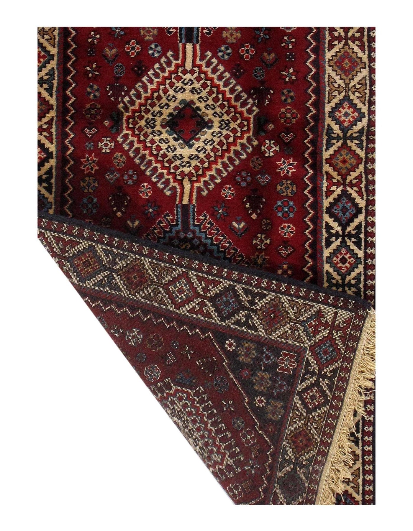 Canvello Fine Hand Knotted Silkroad Yalameh runner 2'8'' X 6'7'' - Canvello