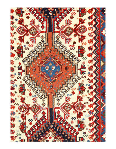 Canvello Fine Hand Knotted Silkroad Yalameh Runner 2'9'' X 7'2'' - Canvello