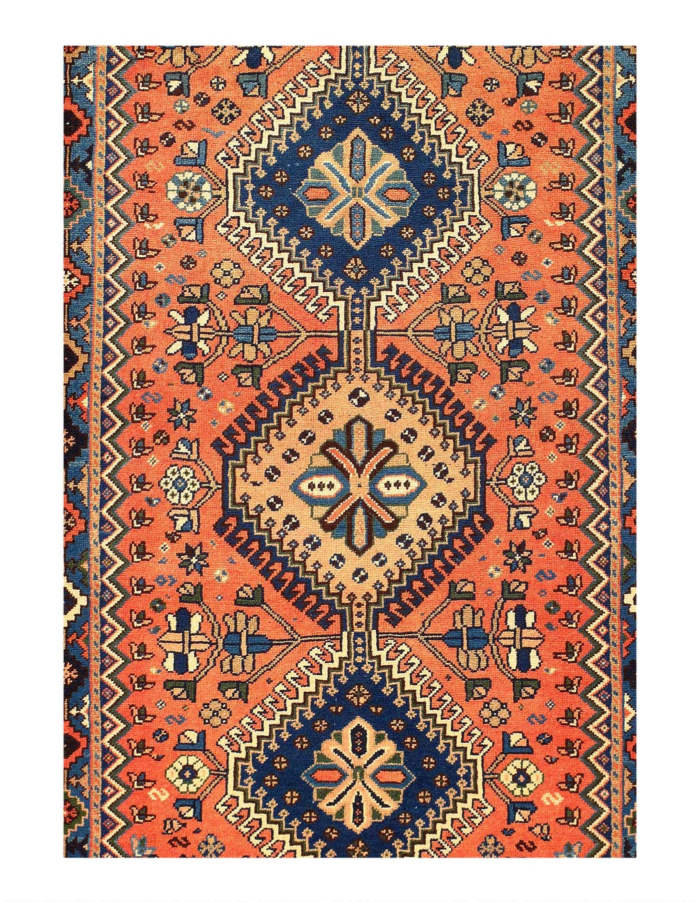 Canvello Fine Hand Knotted Silkroad Yalameh runner 2'9'' X 9'4'' - Canvello