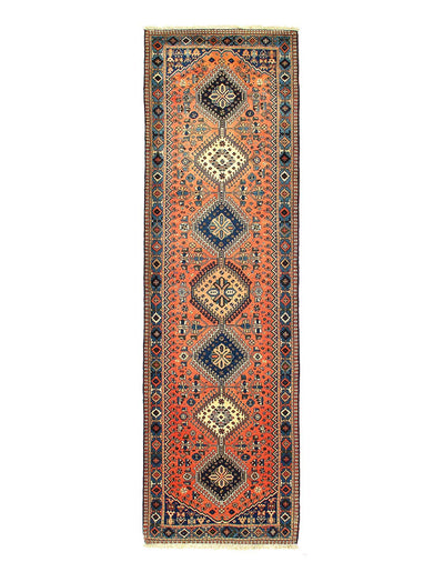 Canvello Fine Hand Knotted Silkroad Yalameh runner 2'9'' X 9'4'' - Canvello