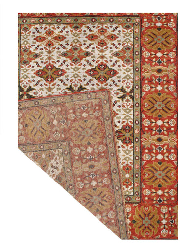 Canvello Fine Hand Knotted Sultanabad Design Rug - 7'11'' X 9'11'' - Canvello