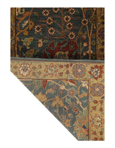 Canvello Fine Hand Knotted Tabriz design runner 2'7'' X 10' - Canvello