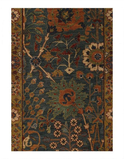 Canvello Fine Hand Knotted Tabriz design runner 2'7'' X 10' - Canvello