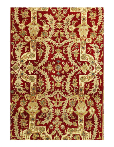 Canvello Fine Hand Knotted Tabriz Rug - 4' x 6' - Canvello