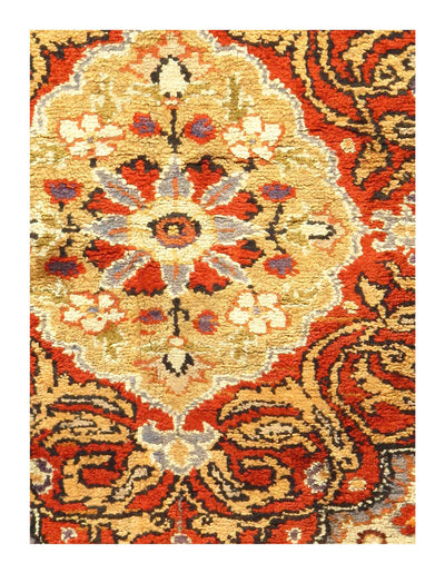 Fine Hand Knotted turkish Antique rug 4' X 6'3''