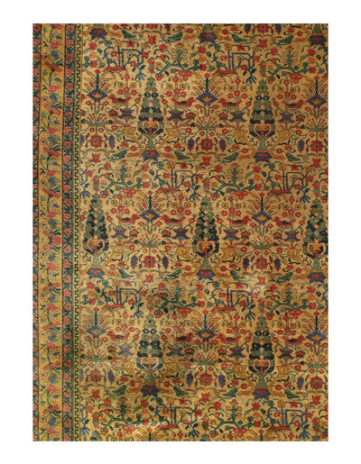 Canvello Fine Hand Knotted Turkish Hereke rug 5' X 9' - Canvello