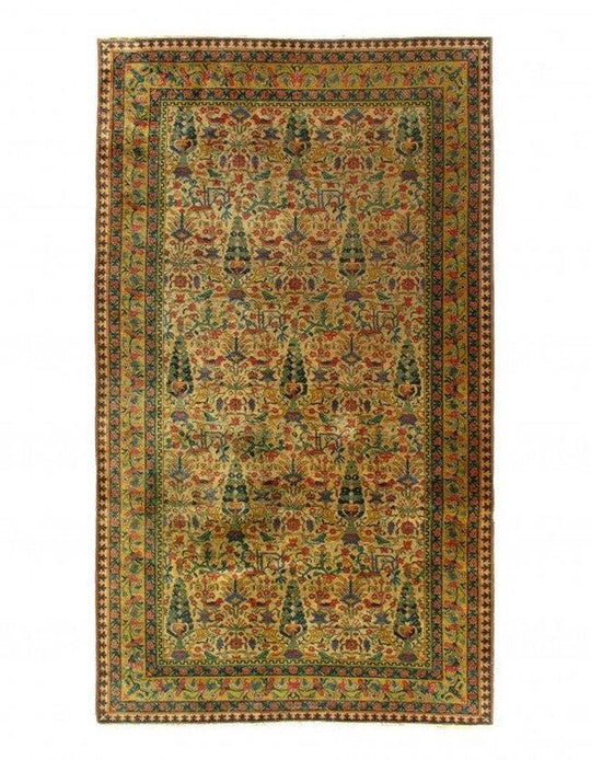 Canvello Fine Hand Knotted Turkish Hereke rug 5' X 9'