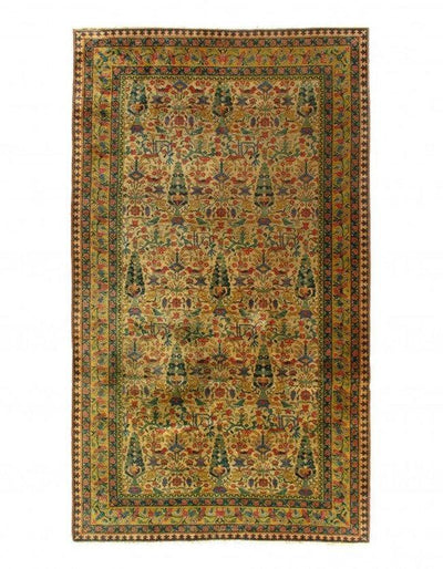 Canvello Fine Hand Knotted Turkish Hereke rug 5' X 9' - Canvello