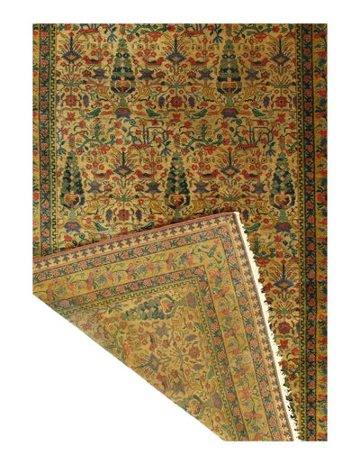 Canvello Fine Hand Knotted Turkish Hereke rug 5' X 9' - Canvello