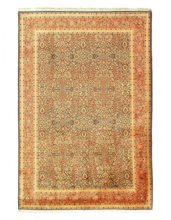 Canvello Fine Hand Knotted Turkish Vintage Hereke 6'4'' X 9'6'' - Canvello