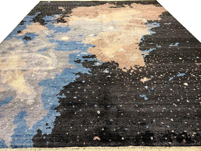 Canvello Fine Hand Knotted V.silk Modern Rug - 7'11'' X 9'9''
