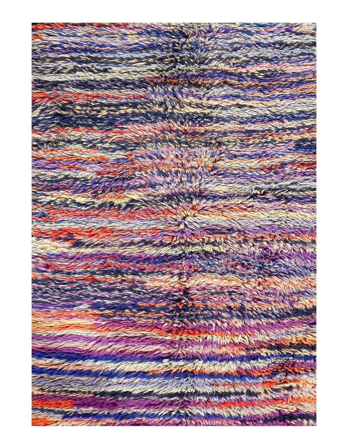 Canvello Fine Hand Knotted Vintage Authentic Moroccon 6'5'' X 8'5'' - Canvello