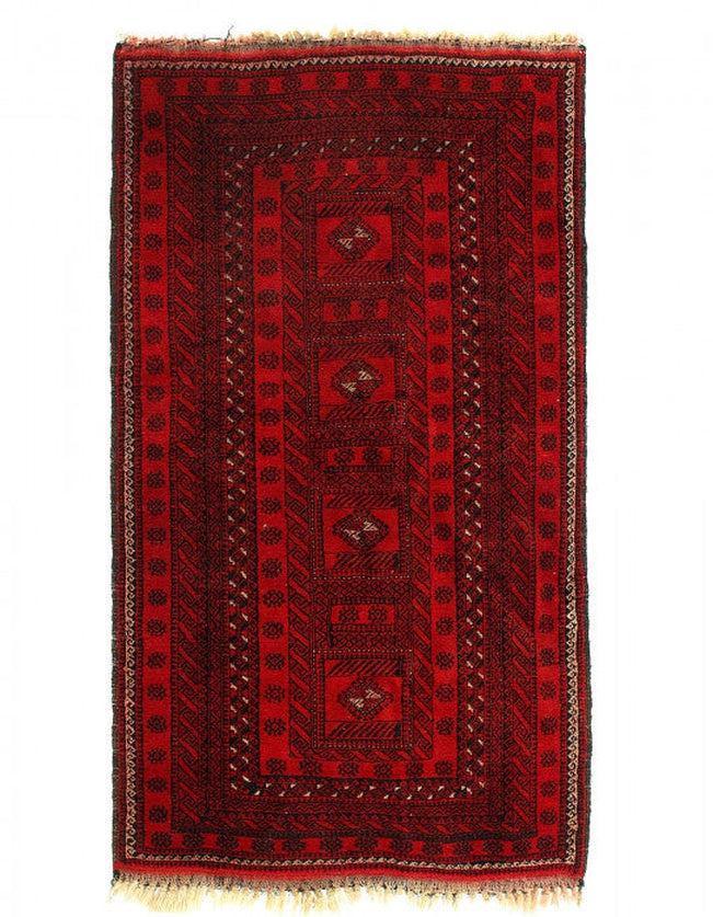 Canvello Fine Hand Knotted vintage Blaouchi Rug - 3'5'' X 5'11'' - Canvello