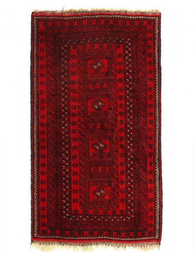 Canvello Fine Hand Knotted vintage Blaouchi Rug - 3'5'' X 5'11'' - Canvello