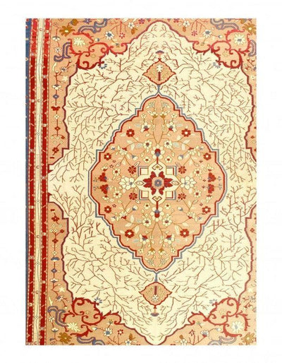 Canvello Fine Hand Knotted Vintage Flat Weave Tabriz design 8'8'' X 11'6'' - Canvello