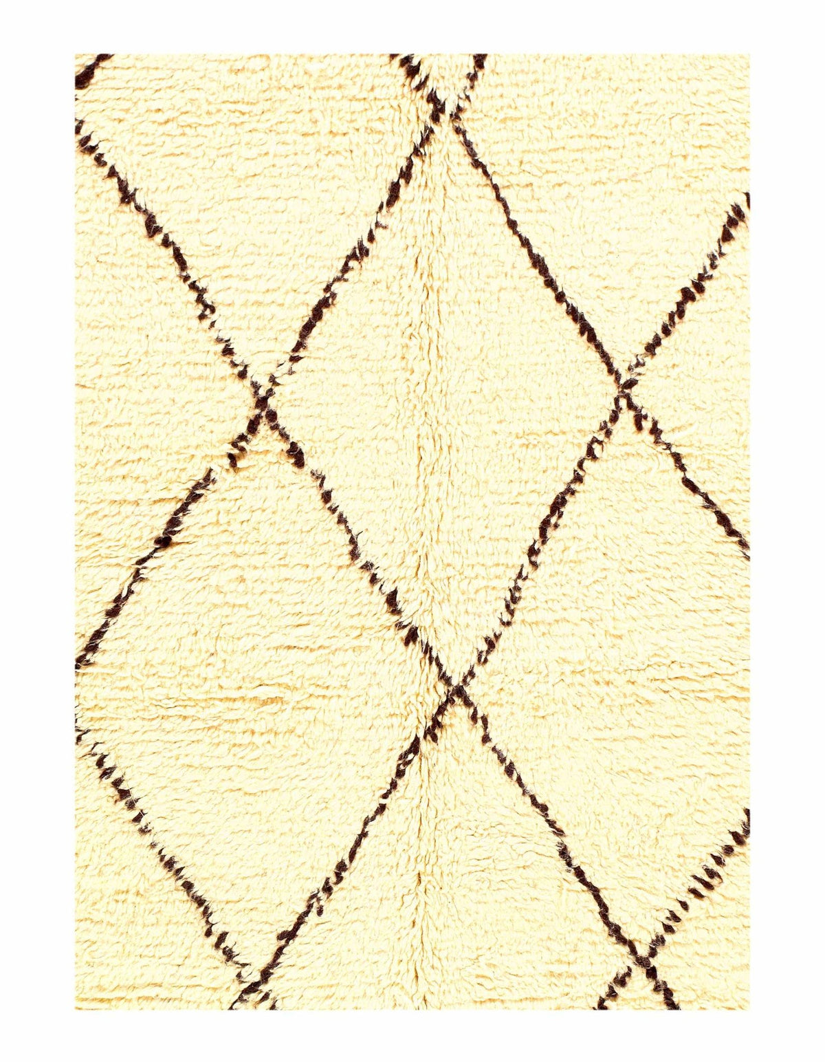Canvello Fine Hand Knotted Vintage Genuine Moroccon 4'4'' X 6'11'' - Canvello