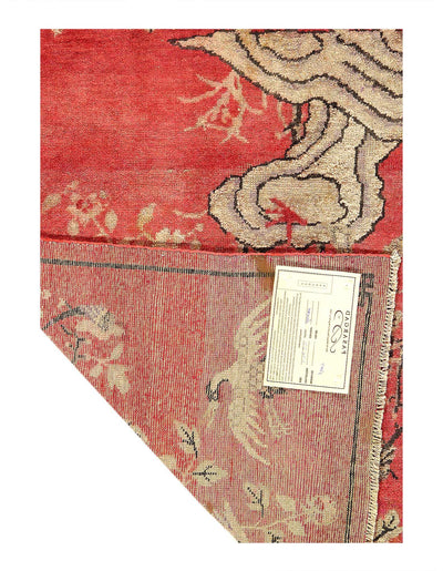 Fine Hand knotted Vintage Khotan rug 2'7'' X 4'7''